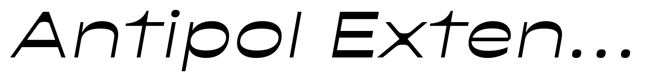 Antipol Extended Italic